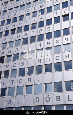 interessante Bürohaus in Berlin Deutschland Stockfoto