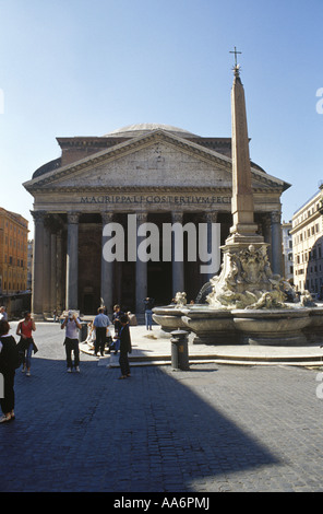 Das antike Pantheon in Rom Italien Stockfoto