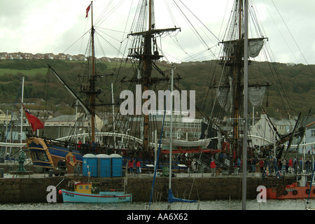 Whitehaven Hafen Cumbria, England Stockfoto