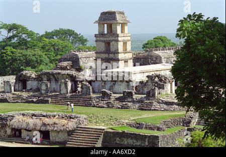 Antike Ruinen archäologischen Zone Palenque Chiapas-Mexiko Stockfoto