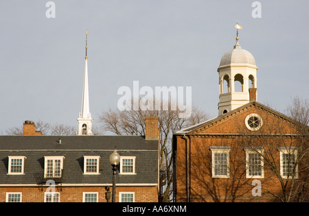 Szene von der Harvard University in Cambridge, Massachusetts Stockfoto