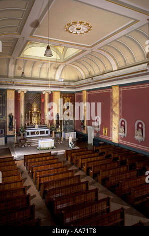 Innere des Ostansicht St. Francis Xavier Church, Hereford, England Stockfoto