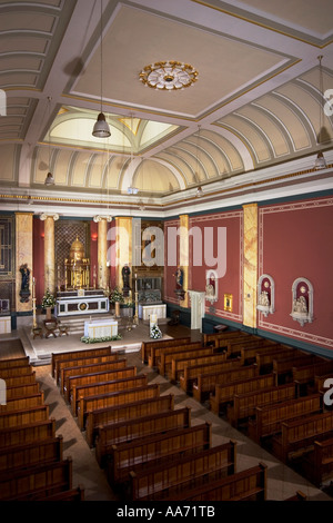 Innere des Ostansicht St. Francis Xavier Church, Hereford, England Stockfoto