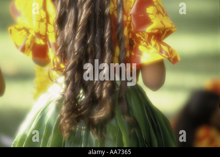 Hula Girl Hawaii USA Stockfoto