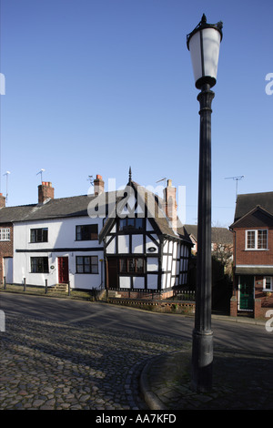 Die alten Tudor Cottage in Sandbach UK Stockfoto