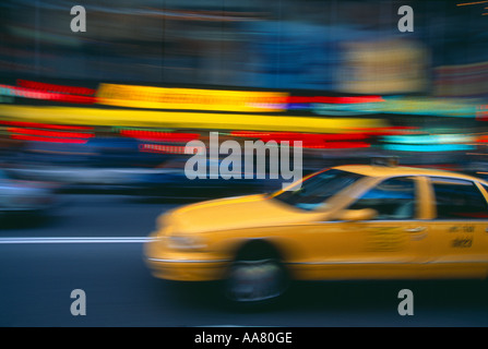 Taxi Taxi Manhattan New York City New York USA Stockfoto
