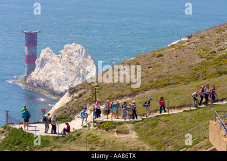 Die Nadeln Isle Of Wight England UK Großbritannien Stockfoto