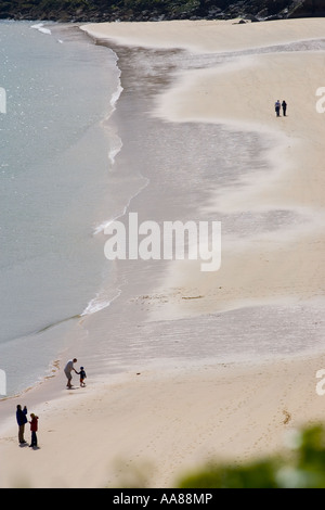 St Ives Harbour Wellenbrecher Cornwall England UK Großbritannien Stockfoto