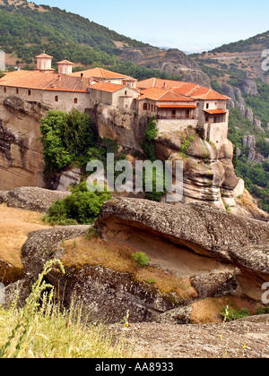 Kloster Sankt Stephanos Meteora Kalabaka Griechenland Stockfoto