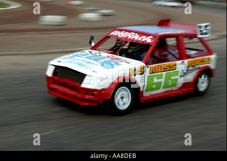 Stock Car-Rennen bei Essex Arena England UK Stockfoto