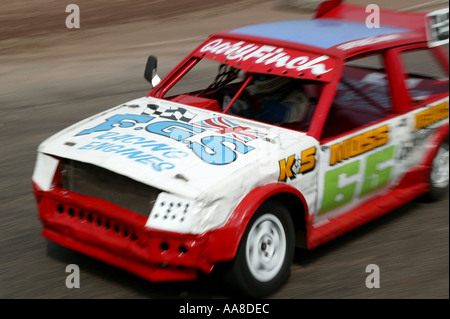 Stock Car-Rennen bei Essex Arena England UK Stockfoto