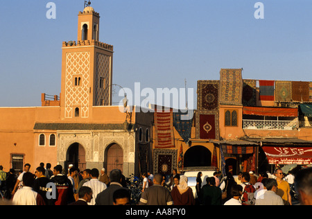 Marokko Marrakesch Plaza Platz Jema al Fna Stockfoto