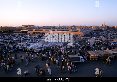 Marokko Marrakesch Plaza Platz Jema al Fna Stockfoto