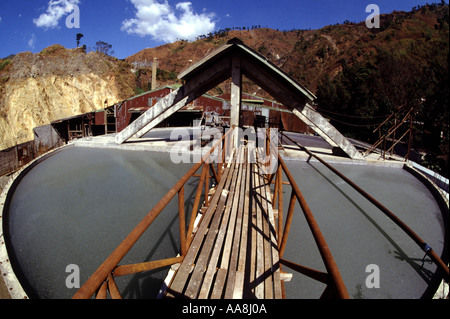 Goldbergbau Baguio Mountain Province Philippinen Stockfoto