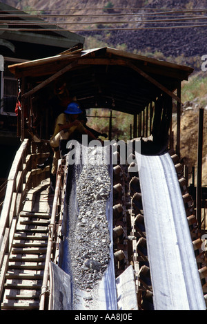 Goldbergbau Baguio Mountain Province Philippinen Stockfoto