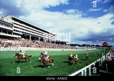 Derby-Epsom Racecourse-England-Großbritannien Stockfoto