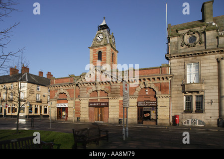 Markthalle in Crewe UK Stockfoto