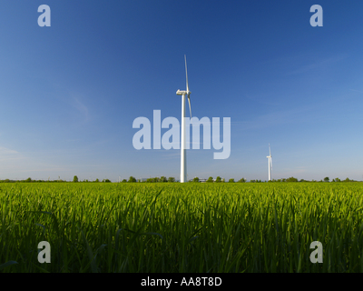 Windpark Parndorf, Österreich, Windräder Stockfoto