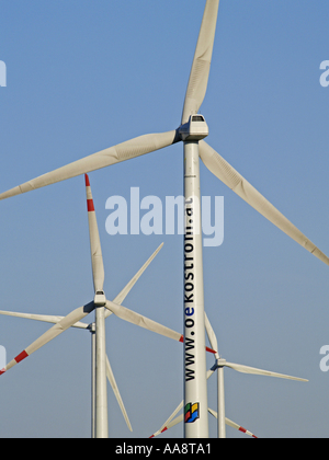 Windpark Parndorf, Österreich, Windräder Stockfoto