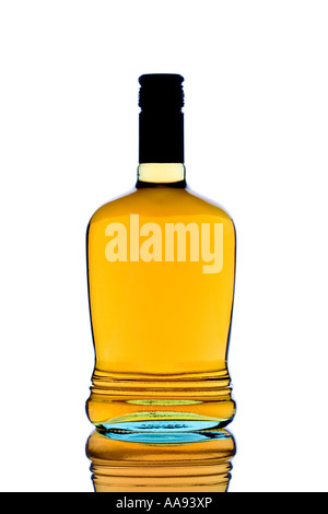 Whisky-Flasche Stockfoto