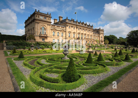 Harewood House, South Garden, Leeds, Yorkshire, Großbritannien, Europa Stockfoto