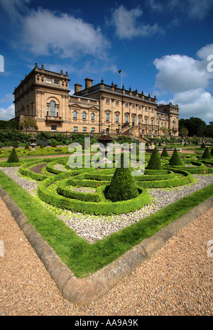 Harewood House, South Garden, Leeds, Yorkshire, Großbritannien, Europa Stockfoto