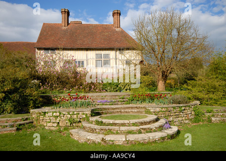 Die Gärten am Great Dixter in East Sussex. Stockfoto