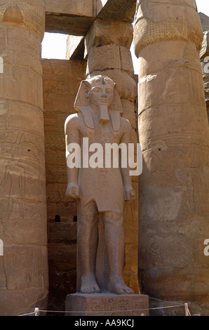 Der Koloss von Ramses II. Befindet sich im Ramesseum in Theben, Ägypten ...