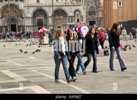 Der Markusplatz, Venedig, Italien Stockfoto