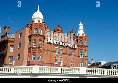 Das Metropole Hotel an der Küste von Blackpool wird derzeit zur Unterbringung von Asylbewerbern genutzt Stockfoto