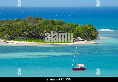 Insel Le Gosier, Guadeloupe FR Stockfoto