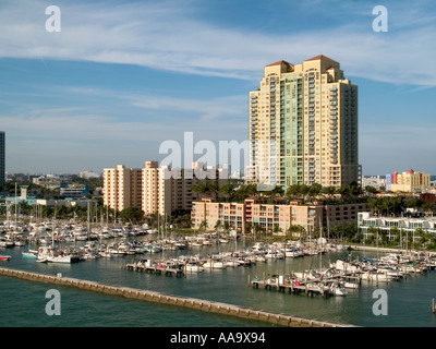 DHP99962 Miami Florida-South Beach aus dem Ozean USA Vereinigte Staaten Stockfoto