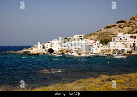 Agia Anna Kalafatis Mykonos Griechenland Stockfoto