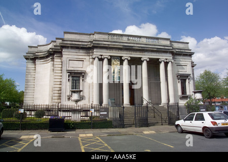 Die Kunstgalerie der Lady Hebel, Front, Fassade, Wirral, Cheshire, England, UK, GB, Stockfoto