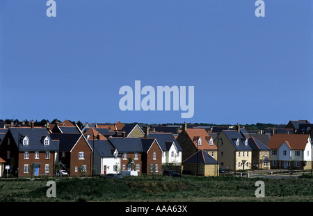 Ravenswood Wohnsiedlung, Nacton, Ipswich, Suffolk, UK. Stockfoto