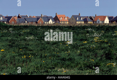 Ravenswood Wohnsiedlung, Nacton, Ipswich, Suffolk, UK. Stockfoto