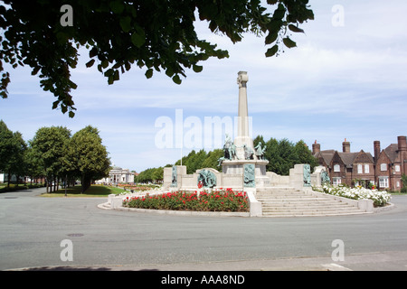 War Memorial Port Sunlight Wirrel Cheshire Mohn, Birkenhead, Liverpool, Vereinigtes Königreich England, Kreisverkehr Stockfoto