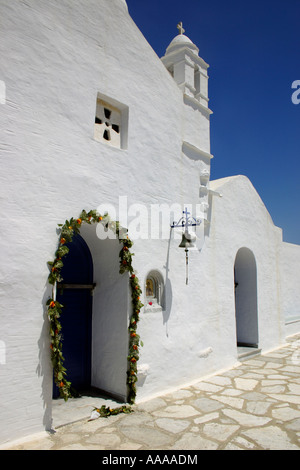 Kirche von Agia Kyriaki, Porto, Tinos, Griechenland Stockfoto