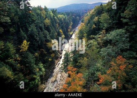 Quechee Gorge nahe Woodstock Vermont VT Stockfoto