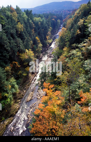 Quechee Gorge nahe Woodstock Vermont VT Stockfoto