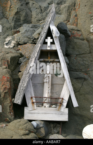 Bei der Arctowski polnischen Forschungsbasis, King George Island Antarktis Schrein Stockfoto