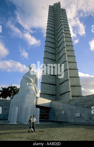 Denkmal-Struktur in Plaza De La Revolution, Havanna, Kuba Stockfoto