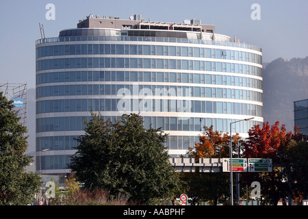 Panoramahaus Stockfoto