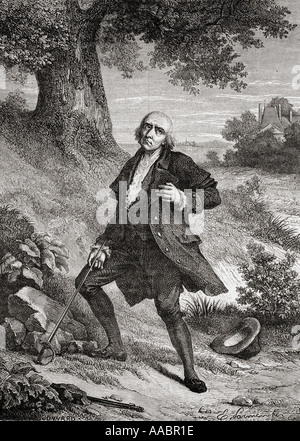 Tod von Roland. Jean Marie Roland de la Platiére, 1734 - 1793. Der französische Innenminister. Stockfoto