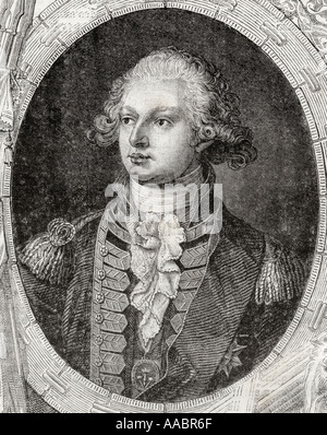 Prinz Friedrich August, Herzog von York und Albany, 1763 - 1827. Stockfoto