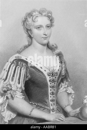 Caroline von Ansbach, 1683 - 1737. Königin von König Georg II. von England. Stockfoto