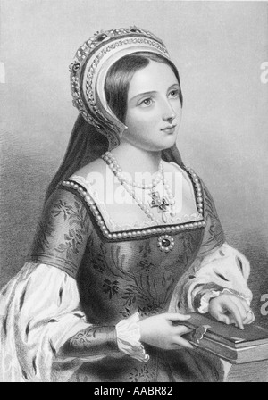 Catherine Parr, auch Katherine, geschrieben 1512 - 1548. Englische Königin. 6. Ehefrau von Heinrich VIII. Stockfoto
