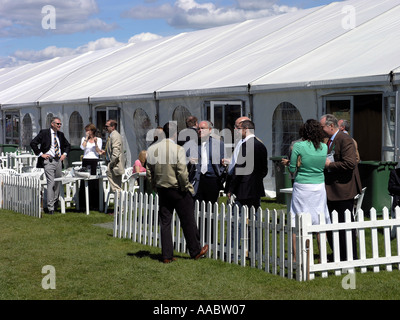 Corporate-Hospitality bei Baden-Baden-Rennen Stockfoto