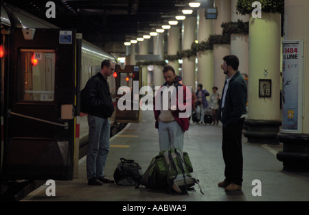 Der letzte jemals British Rail Service kommt in London Euston Station Stockfoto