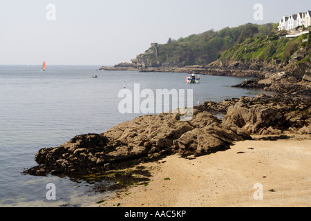 Die Fal-Mündung, Fowey, Cornwall, UK. Stockfoto